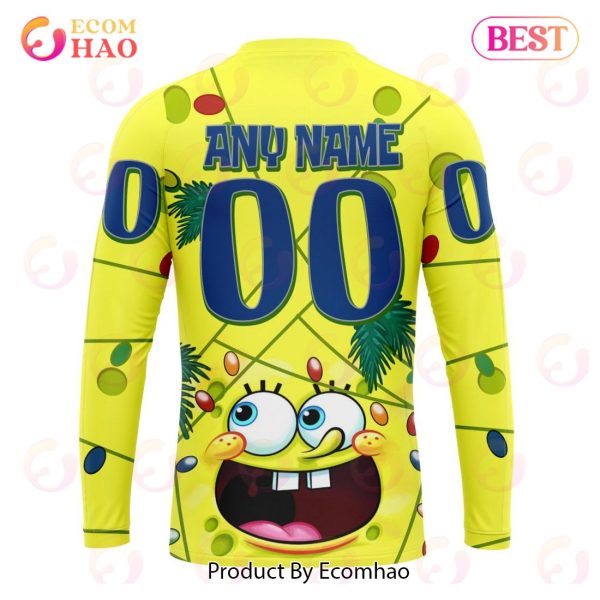 Vancouver Canucks Specialized With SpongeBob Concept 3D Hoodie
