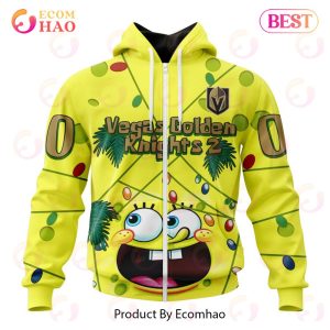 Vegas Golden Knights Specialized With SpongeBob Concept 3D Hoodie