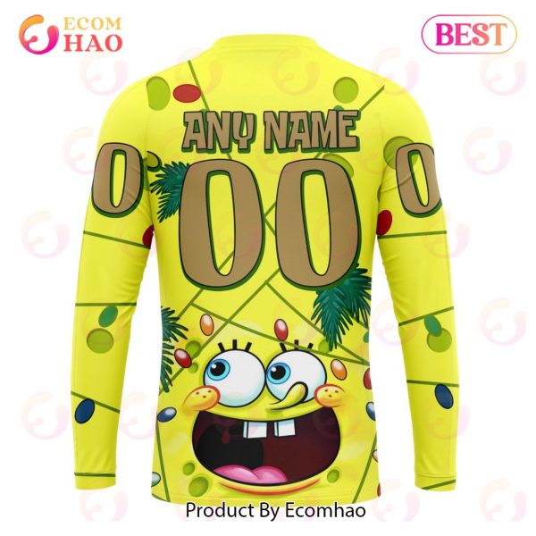 Vegas Golden Knights Specialized With SpongeBob Concept 3D Hoodie