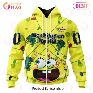 Washington Capitals Specialized With SpongeBob Concept 3D Hoodie