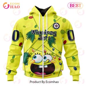 Winnipeg Jets Specialized With SpongeBob Concept 3D Hoodie