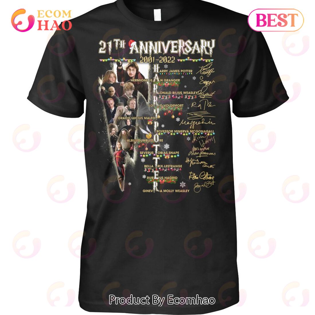 21th Anniversary 2001 – 2022 Harry Potter T-Shirt