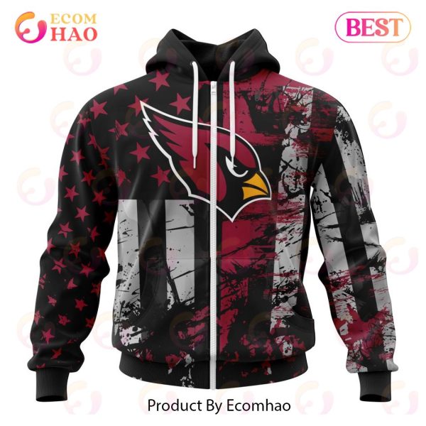 Arizona Cardinals Jersey For America 3D Hoodie