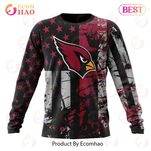 Arizona Cardinals Jersey For America 3D Hoodie