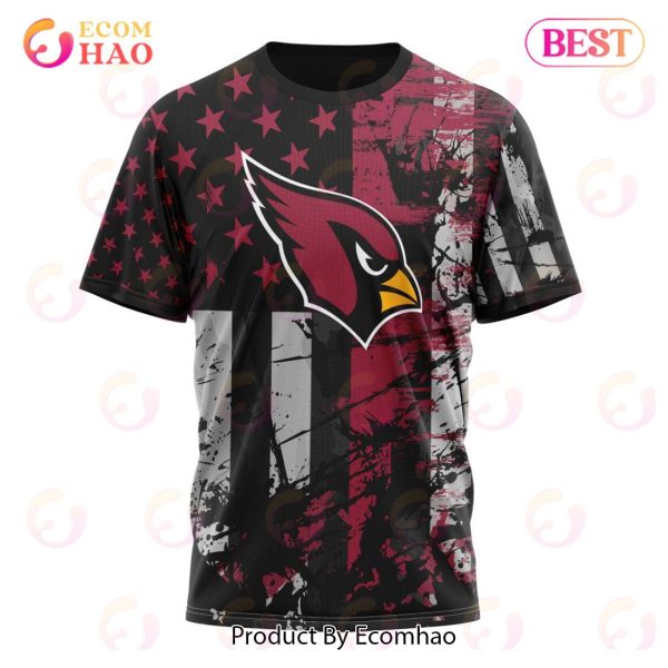 Arizona Cardinals Jersey For America 3D Hoodie