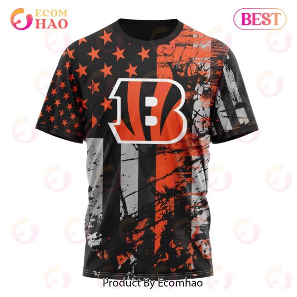 Cincinnati Bengals Jersey For America 3D Hoodie