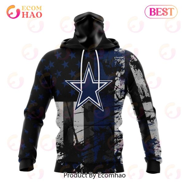 Dallas Cowboysls Jersey For America 3D Hoodie