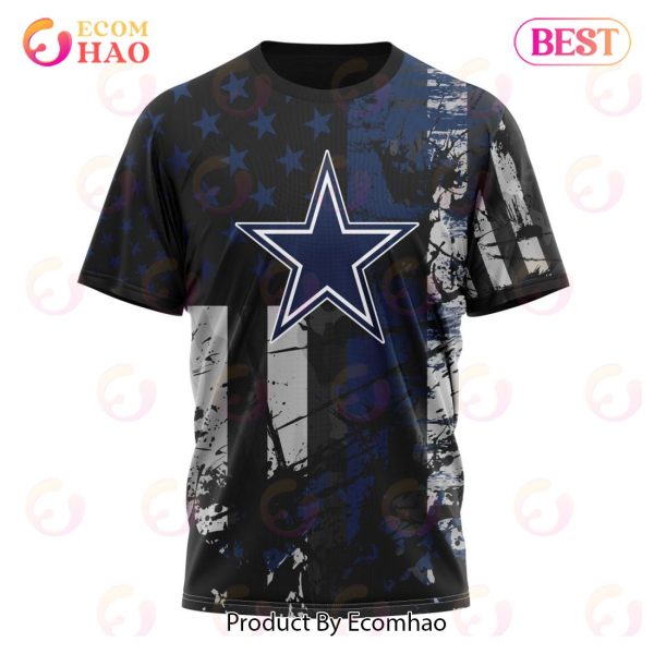 Dallas Cowboysls Jersey For America 3D Hoodie