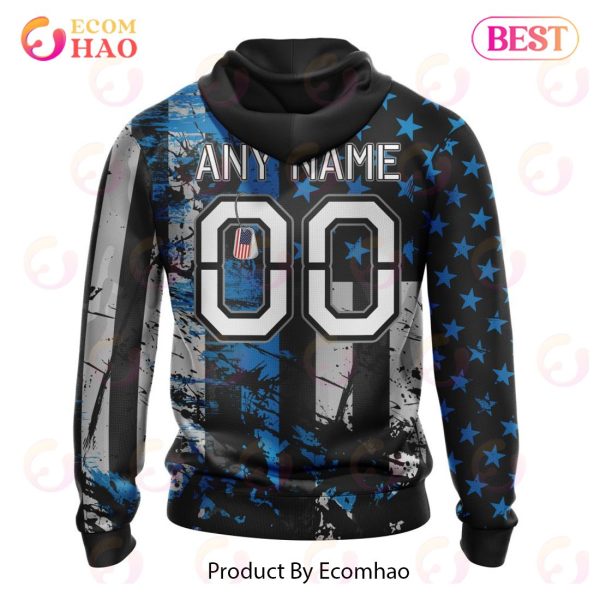 Detroit Lions Jersey For America 3D Hoodie