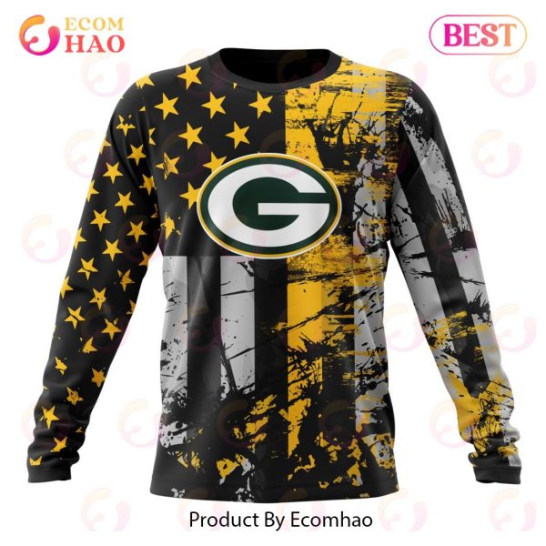 Green Bay Packers Jersey For America 3D Hoodie