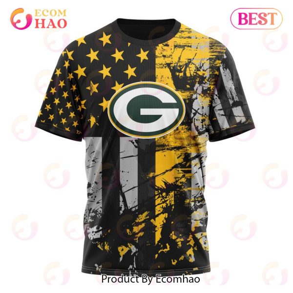 Green Bay Packers Jersey For America 3D Hoodie