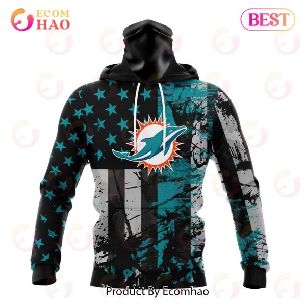 Miami Dolphins Jersey For America 3D Hoodie