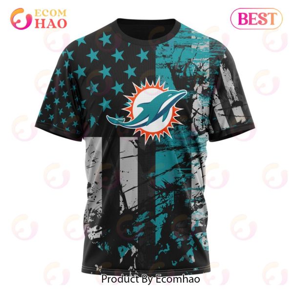 Miami Dolphins Jersey For America 3D Hoodie