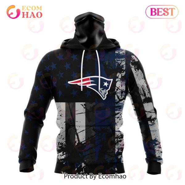 New England Patriots Jersey For America 3D Hoodie