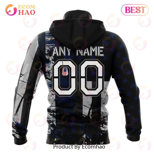 New England Patriots Jersey For America 3D Hoodie