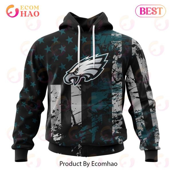 Philadelphia Eagles Jersey For America 3D Hoodie