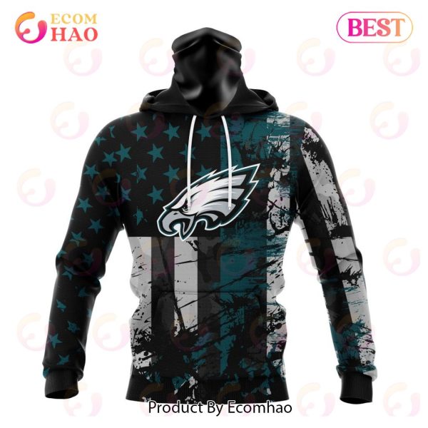 Philadelphia Eagles Jersey For America 3D Hoodie
