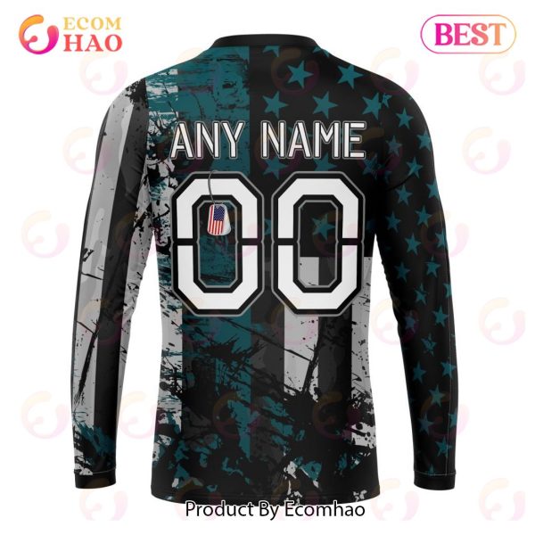 Philadelphia Eagles Jersey For America 3D Hoodie