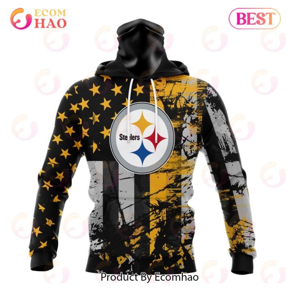 Pittsburgh Steelers Jersey For America 3D Hoodie