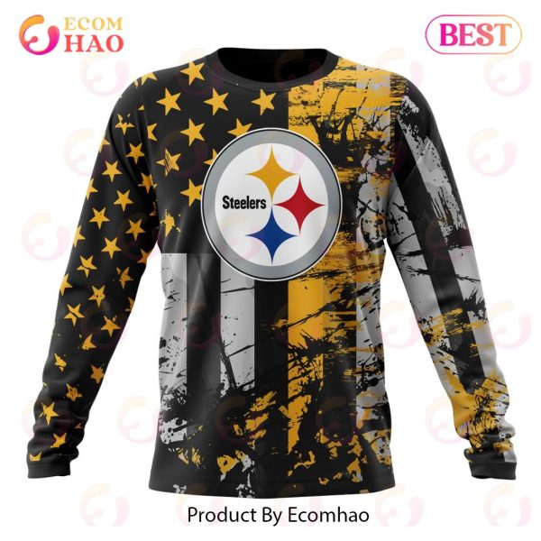 Pittsburgh Steelers Jersey For America 3D Hoodie