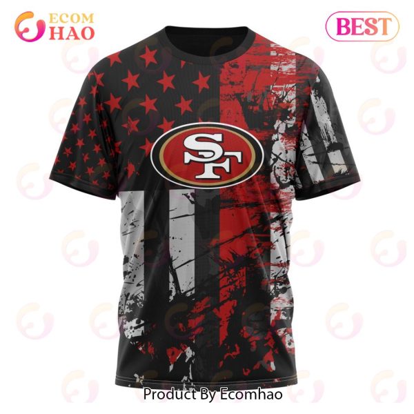 San Francisco 49ers Jersey For America 3D Hoodie