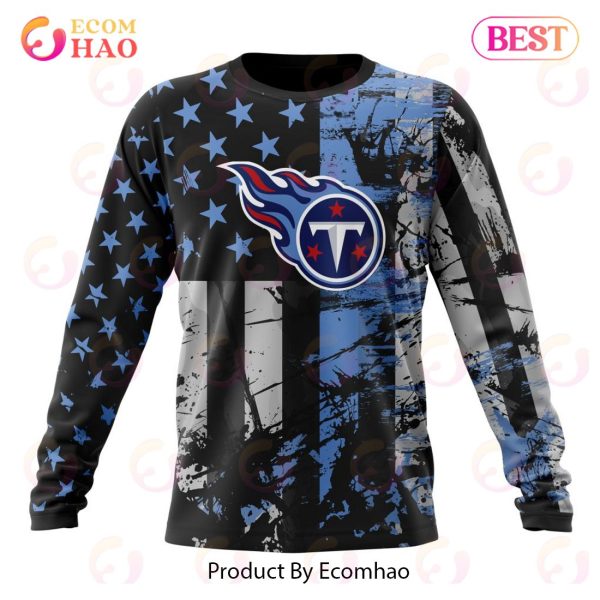 Tennessee Titans Jersey For America 3D Hoodie