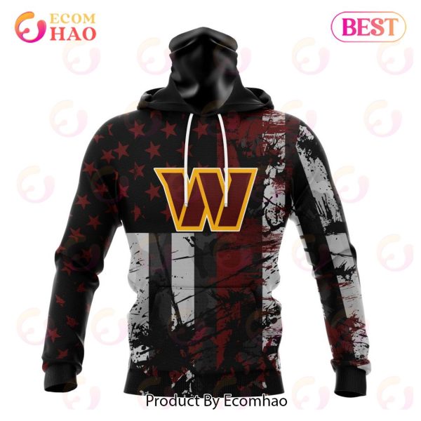 Washington Football Team Jersey For America 3D Hoodie