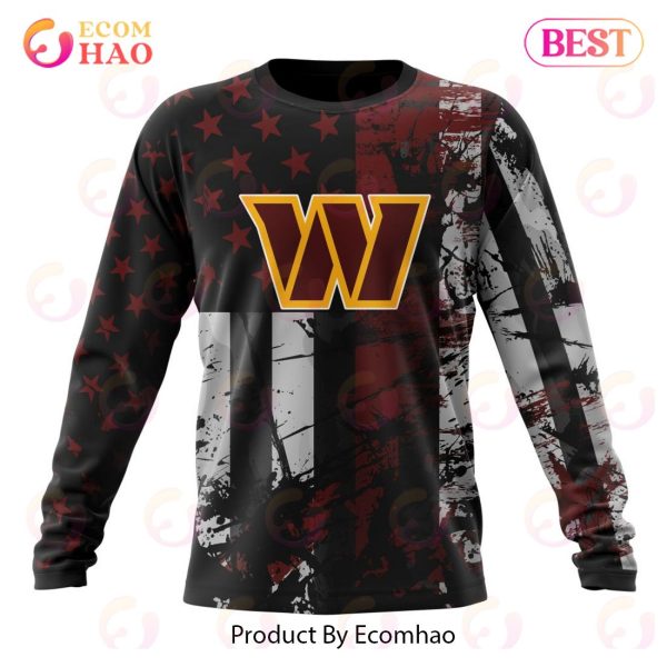 Washington Football Team Jersey For America 3D Hoodie