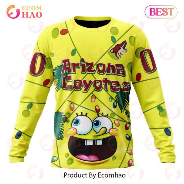 Arizona Coyotes Specialized With SpongeBob Concept 3D Hoodie