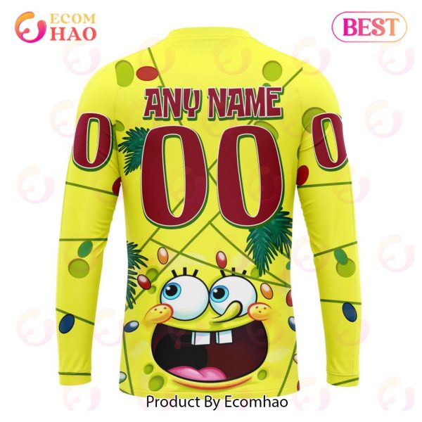 Arizona Coyotes Specialized With SpongeBob Concept 3D Hoodie