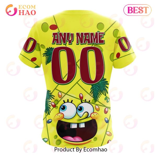 Arizona Coyotes Specialized With SpongeBob Concept 3D Hoodie