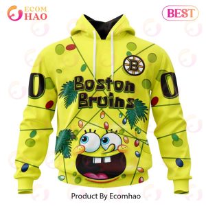 Boston Bruins Specialized With SpongeBob Concept 3D Hoodie