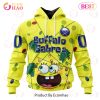 Boston Bruins Specialized With SpongeBob Concept 3D Hoodie Boston Bruins Specialized With SpongeBob Concept 3D Hoodie