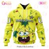 Detroit Red Wings Specialized With SpongeBob Concept 3D Hoodie