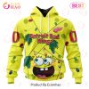 Edmonton Oilers Specialized With SpongeBob Concept 3D Hoodie