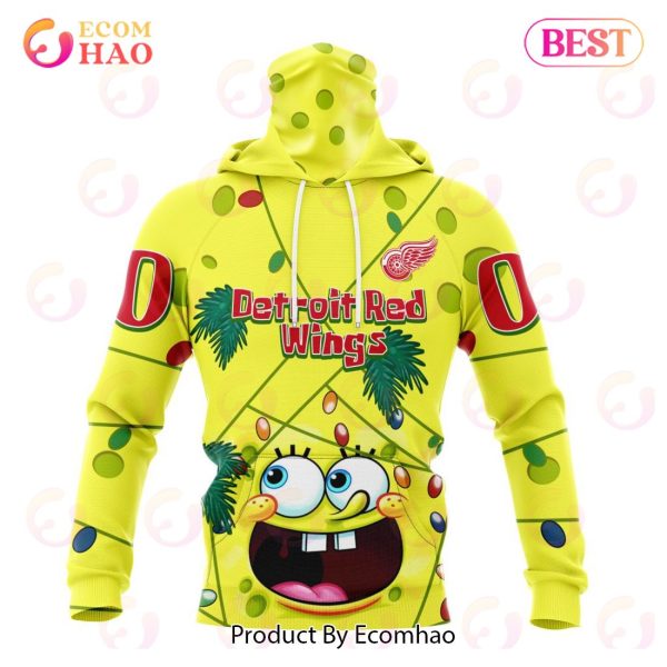 Detroit Red Wings Specialized With SpongeBob Concept 3D Hoodie