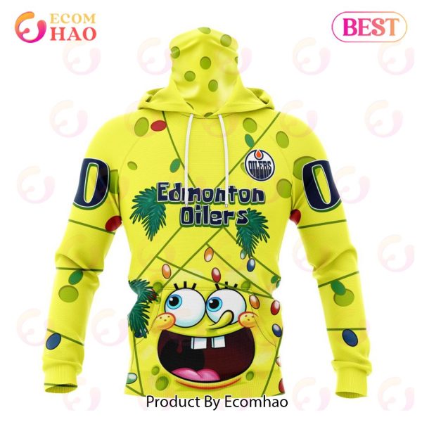 Edmonton Oilers Specialized With SpongeBob Concept 3D Hoodie