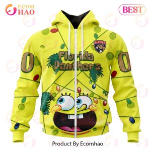 Florida Panthers Specialized With SpongeBob Concept 3D Hoodie