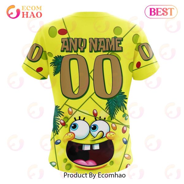 Florida Panthers Specialized With SpongeBob Concept 3D Hoodie