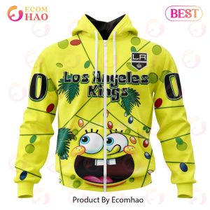 Los Angeles Kings Specialized With SpongeBob Concept 3D Hoodie