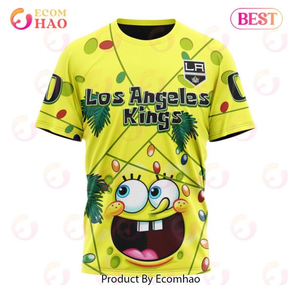 Los Angeles Kings Specialized With SpongeBob Concept 3D Hoodie