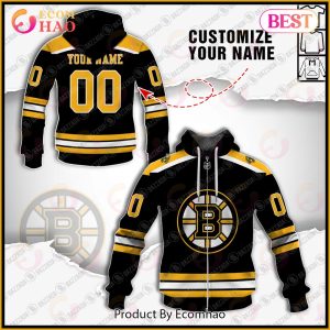Personalize Special NHL 2022  Boston Bruins Home Jersey 3D Hoodie