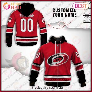 Personalize Special NHL 2022 Carolina HURRICANES Home Jersey 3D Hoodie