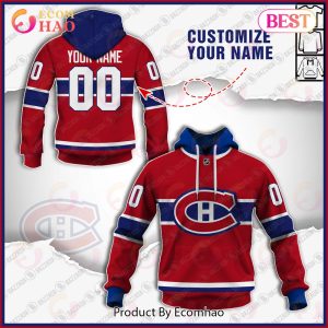 Personalize Special NHL 2022 Montreal Canadiens  Home Jersey 3D Hoodie