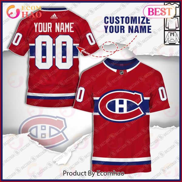 Personalize Special NHL 2022 Montreal Canadiens  Home Jersey 3D Hoodie
