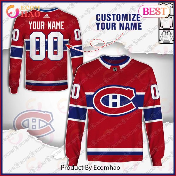 Personalize Special NHL 2022 Montreal Canadiens  Home Jersey 3D Hoodie
