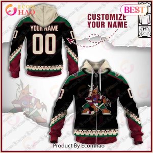 Personalize Special NHL Arizona Coyotes 2022 Home Jersey 3D Hoodie