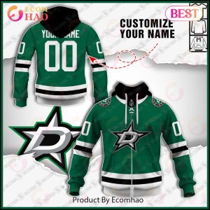 Personalize Special NHL Dallas Stars 2022 Home Jersey 3D Hoodie