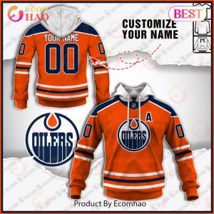 Personalize Special NHL Edmonton Oilers 2022 Home Jersey 3D Hoodie
