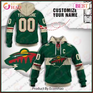 Personalize Special NHL Minnesota Wild 2022 Home Jersey 3D Hoodie